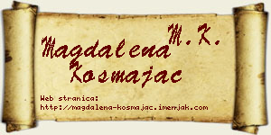 Magdalena Kosmajac vizit kartica